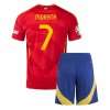 Spanien Alvaro Morata #7 Heimtrikot EM 2024 Kurzarm (+ kurze hosen)